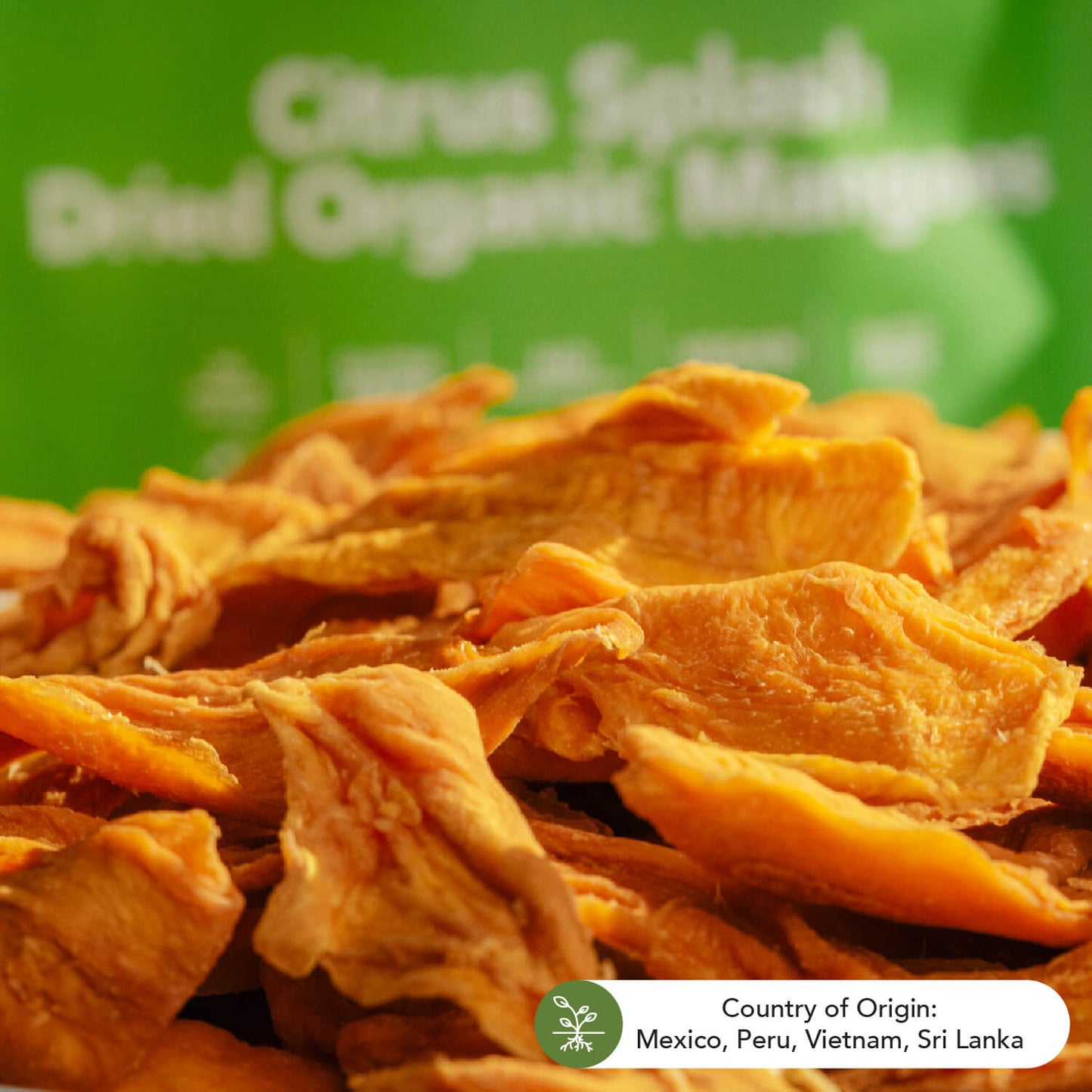 Earthside Farms Citrus Dried Organic Mangoes – 1.23 oz (Case of 40)