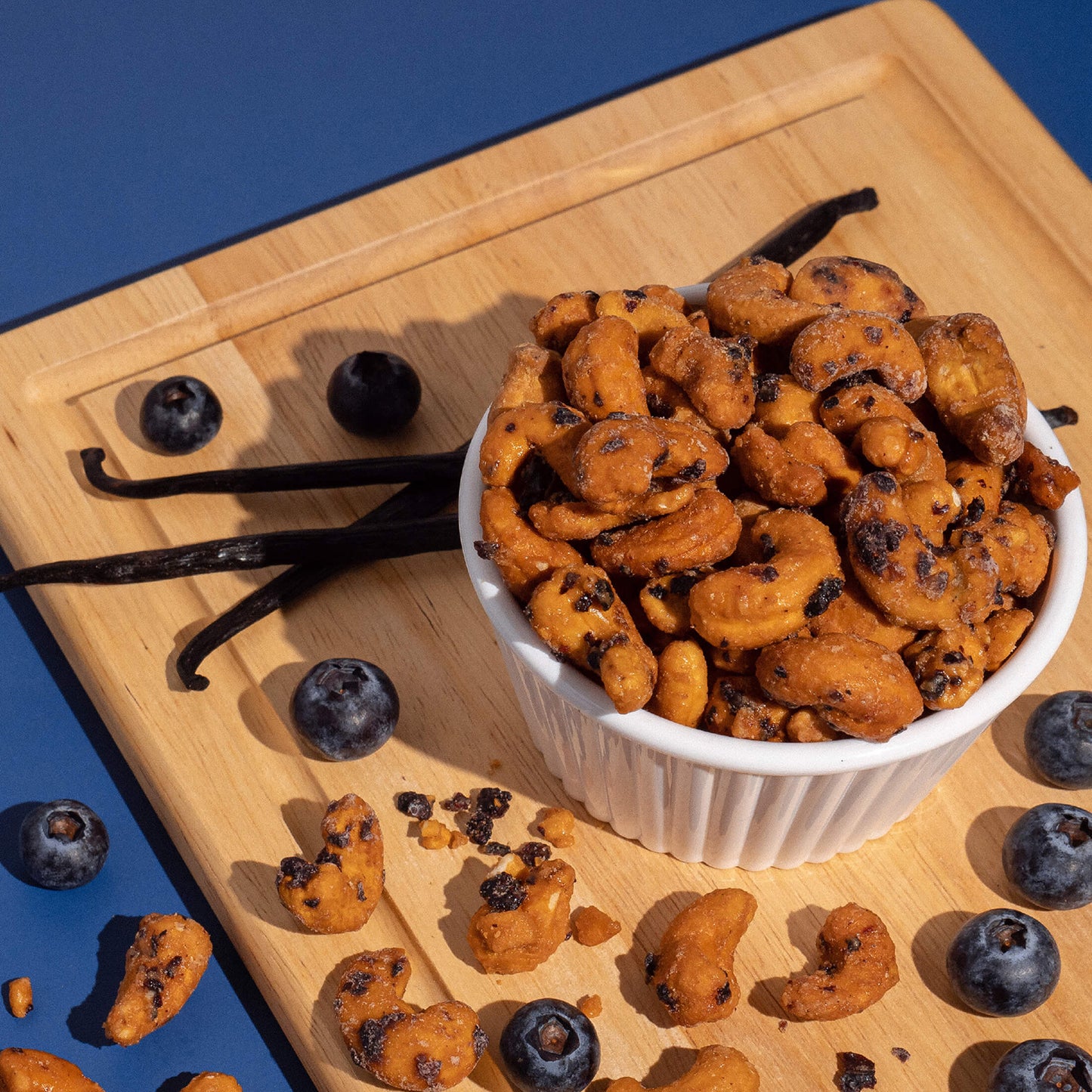 Earthside Farms Blueberry Vanilla Cashews – 1oz (Case of 40)