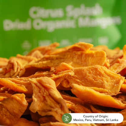 Earthside Farms Citrus Dried Organic Mangoes – 1.23 oz (Case of 40)